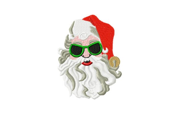 Cute Christmas Santa Embroidery Design